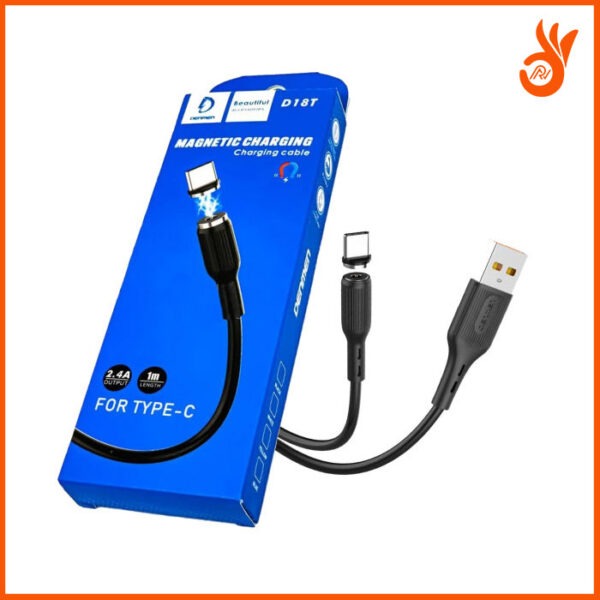 D18 DENMEN Magnetic Charger Cable fast Charging - Image 4