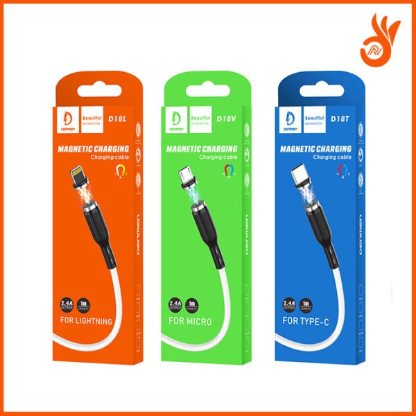 D18 DENMEN Magnetic Charger Cable fast Charging - Image 5