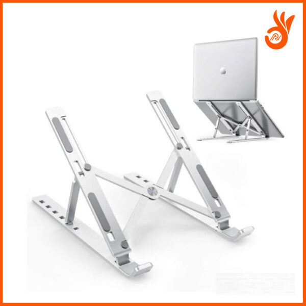 Adjustable Stainless Steel Laptop Stand - Image 2