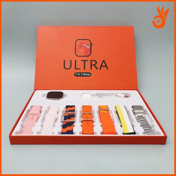 Ultra 7 in 1 Straps Smart Watch - BIG 2.01 - Image 3