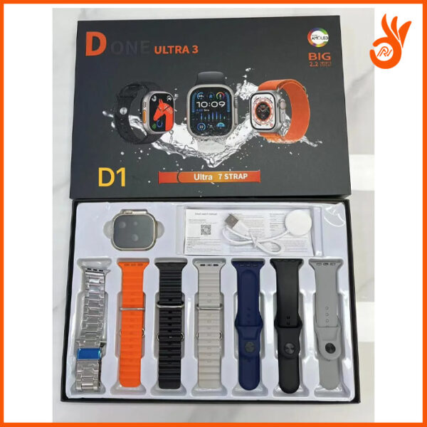 D ONE Ultra 3 Smart Watch 7 in 1