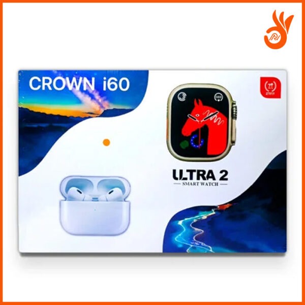 Crown i60 7in1 Ultra 2 with Wireless Earbuds - Image 3