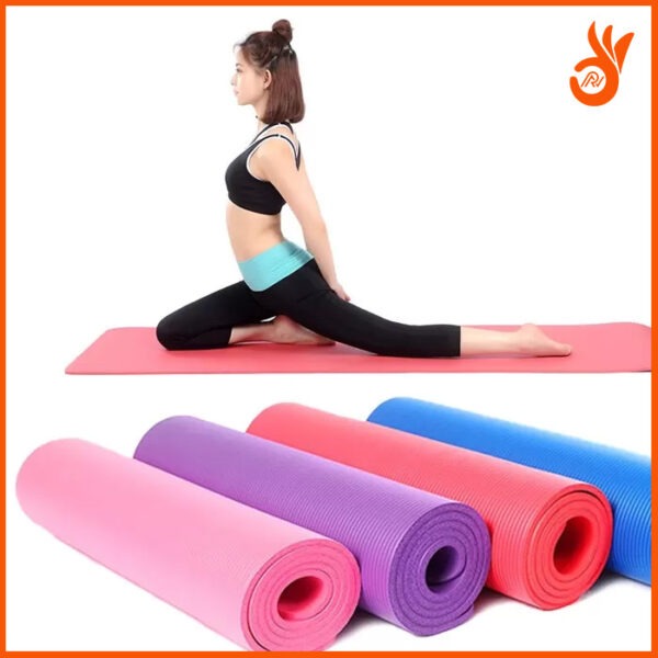 Yoga Mat 4Mm Thick High Quality NBR Non-Slip - Image 2