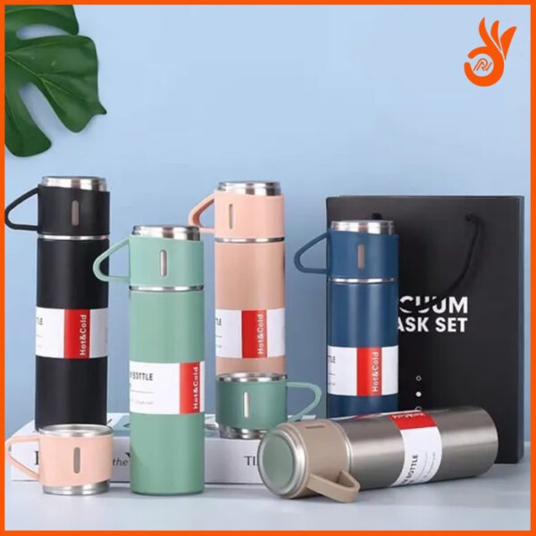 500ML Stainless Steel Double Layer Vacuum Flask - Image 2