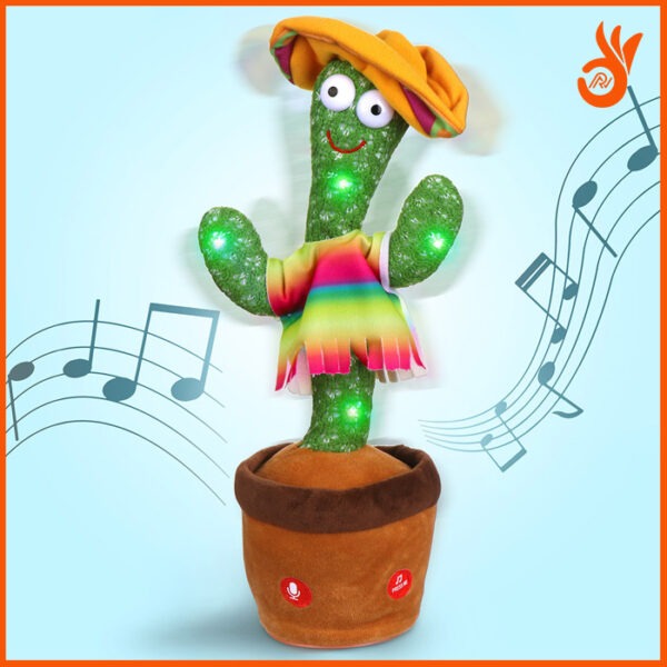 Talking and Dancing Cactus Toy - Image 3