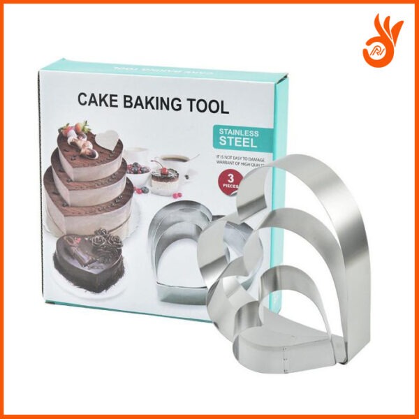 Cake Baking Tool Stainless Steel 3 Piece, For Bakeware Tools