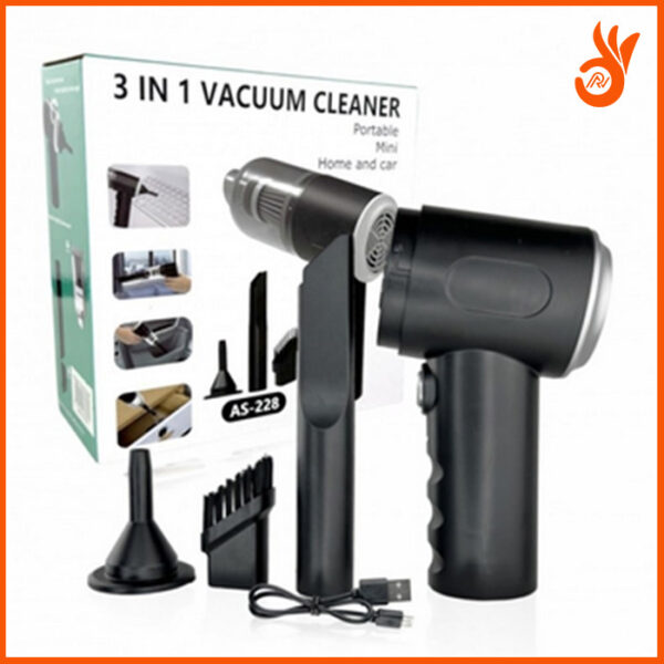 3 in 1 Mini Vacuum Cleaner Wireless & Rechargeable - Image 2