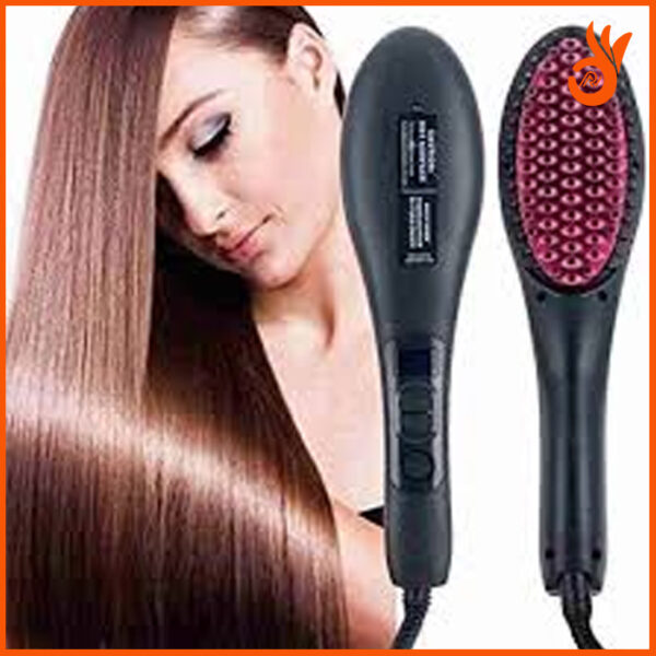 Straight Heated Hair Comb Straightener - Image 3