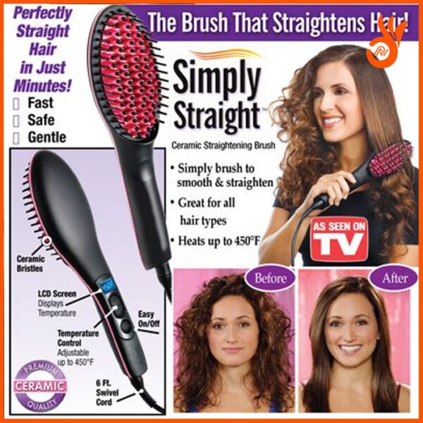 Straight Heated Hair Comb Straightener - Image 4