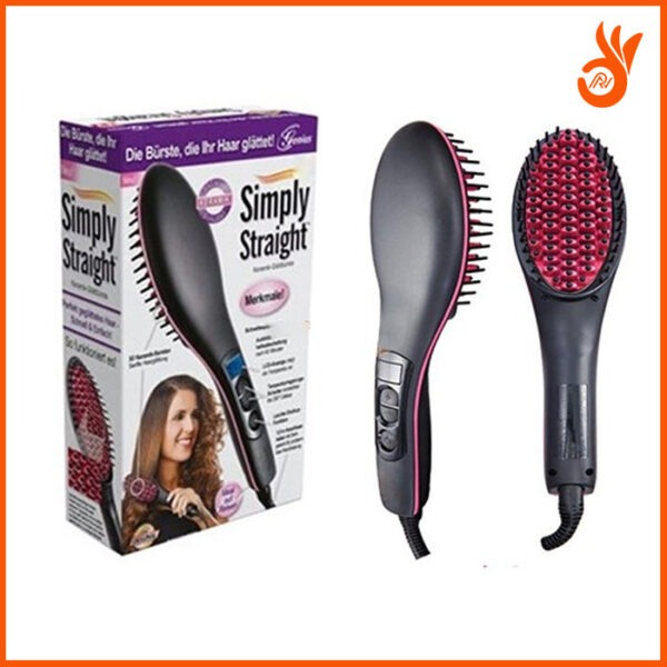 Straight Heated Hair Comb Straightener