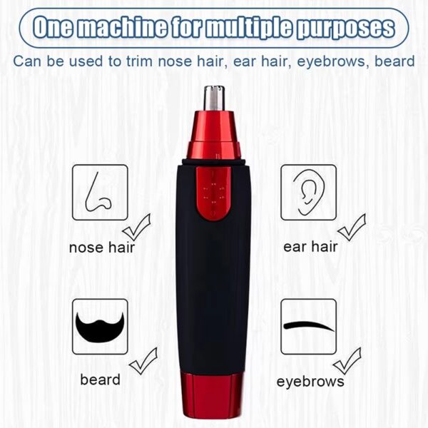 Trimmer For Nose Hair, Ear Hair, Eyebrows And Beard - Image 3