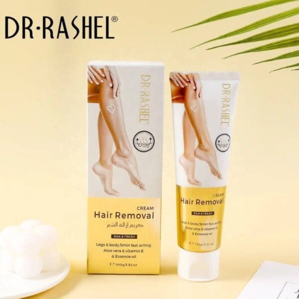 Dr. Rashel Silk & Fresh Hair Removal Cream With Aloe Vera Vitamin E & Essence Oil 100g
